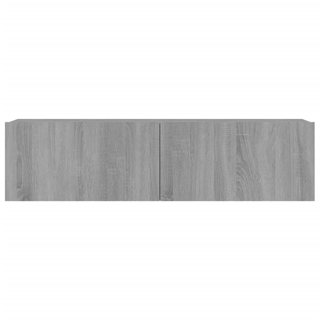 Mobile Muro TV Grigio Sonoma 120x30x30cm Legno Ingegnerizzato - homemem39