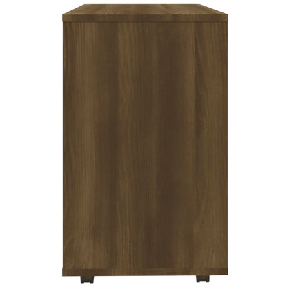 Tavolino da Salotto Rovere Marrone 70x35x55cm Legno Multistrato - homemem39