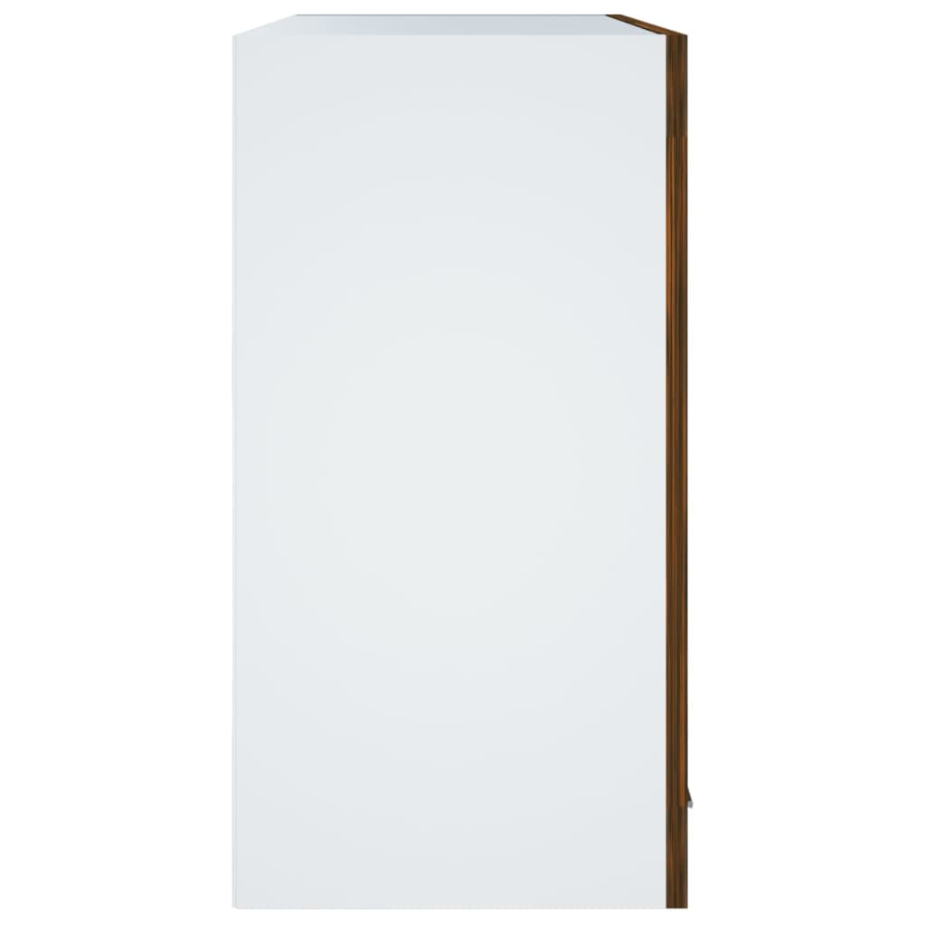 Pensile in Vetro Rovere Fumo 60x31x60 cm Legno Multistrato - homemem39