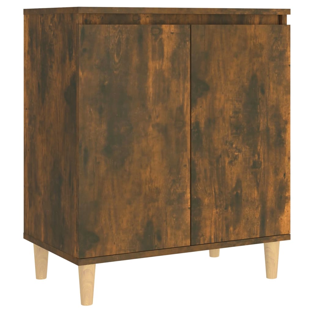 Credenza Rovere Fumo 60x35x70 cm in Legno Multistrato - homemem39