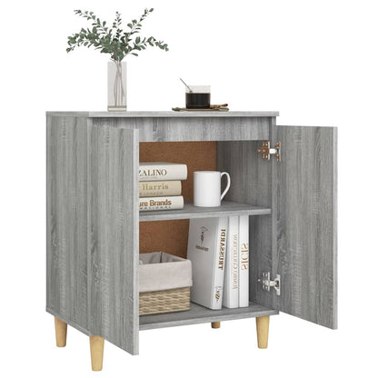 Credenza Grigio Sonoma 60x35x70 cm in Legno Ingegnerizzato - homemem39