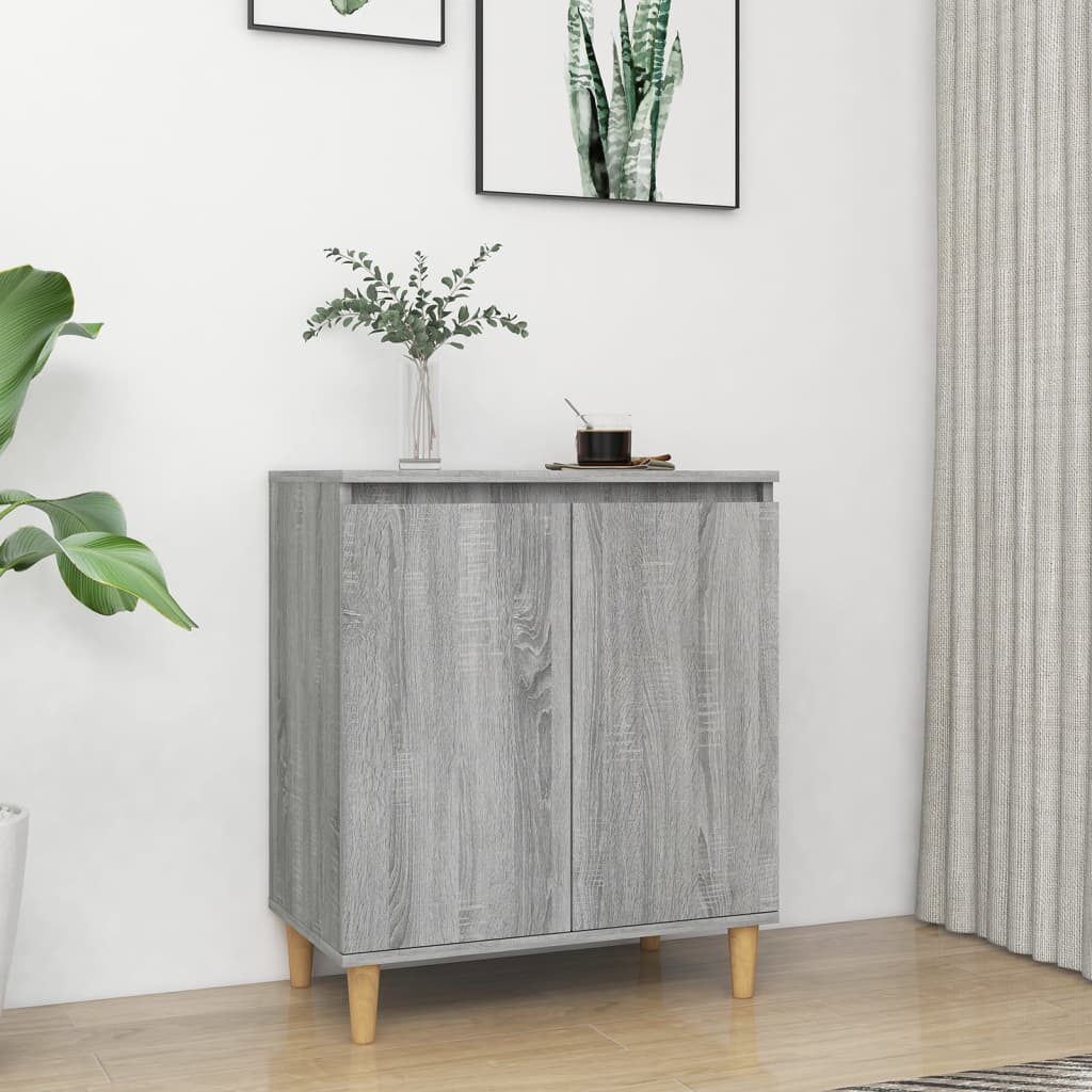 Credenza Grigio Sonoma 60x35x70 cm in Legno Ingegnerizzato - homemem39