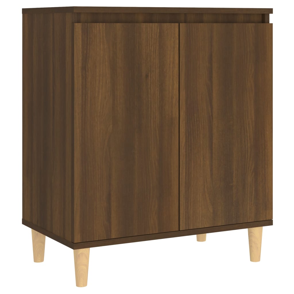 Credenza Rovere Marrone 60x35x70 cm in Legno Ingegnerizzato - homemem39