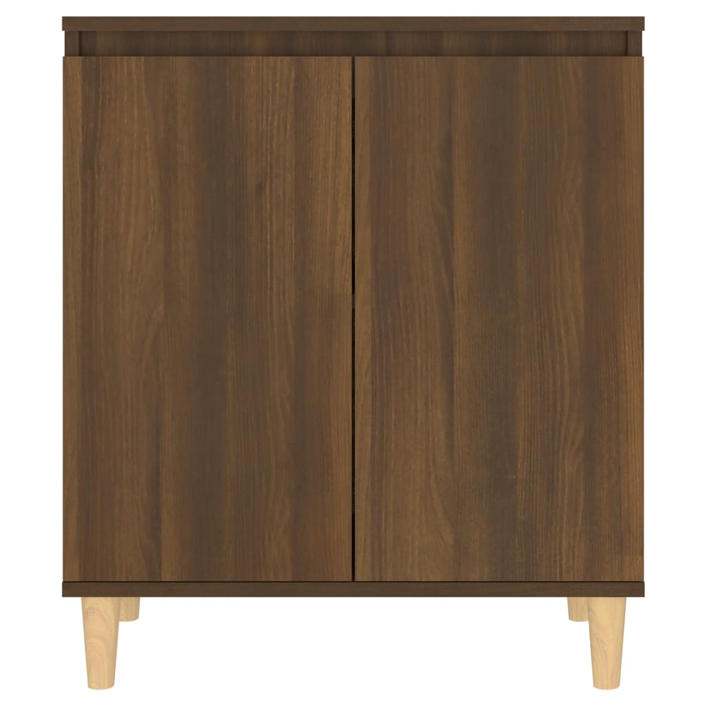 Credenza Rovere Marrone 60x35x70 cm in Legno Ingegnerizzato - homemem39