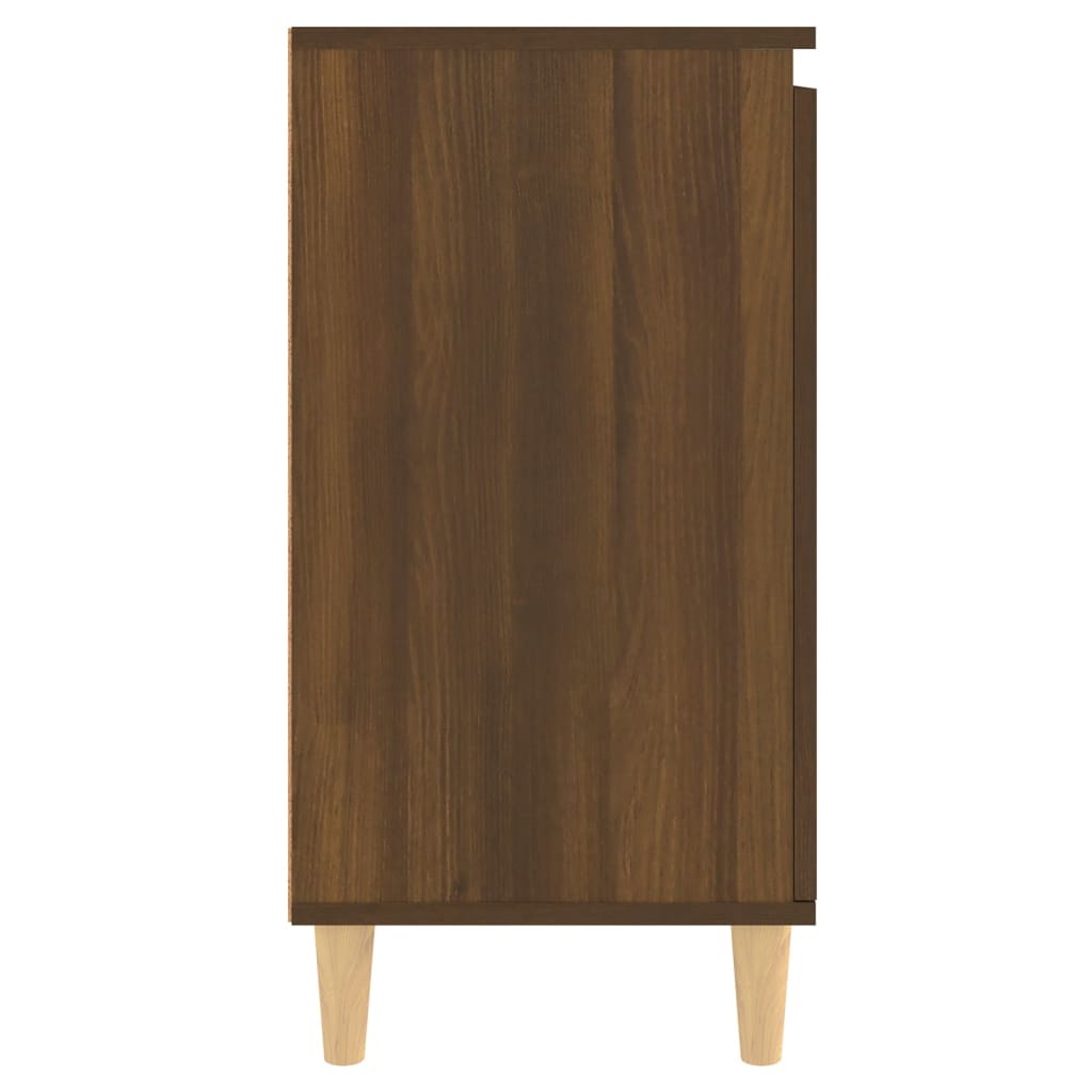 Credenza Rovere Marrone 60x35x70 cm in Legno Ingegnerizzato - homemem39