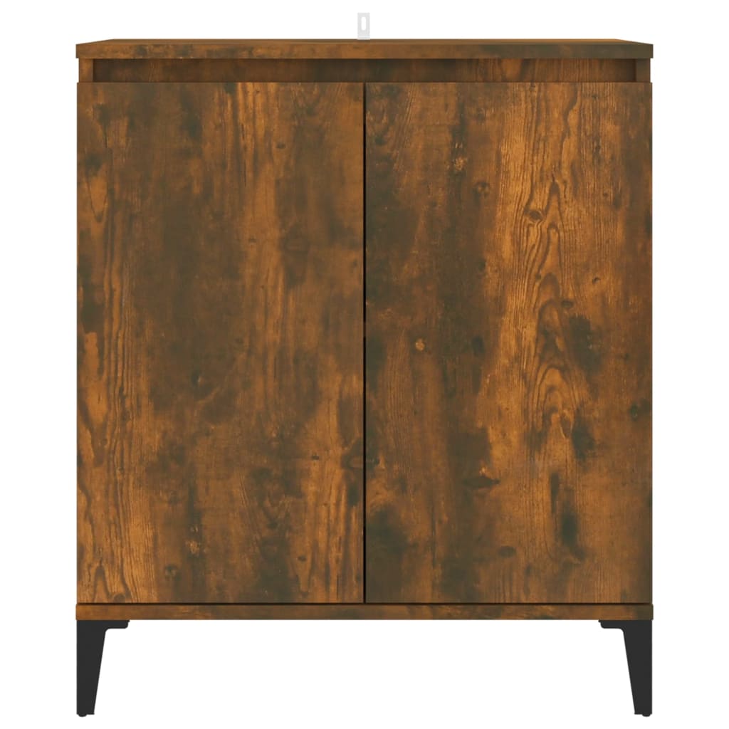 Credenza Rovere Fumo 60x35x70 cm in Legno Multistrato - homemem39