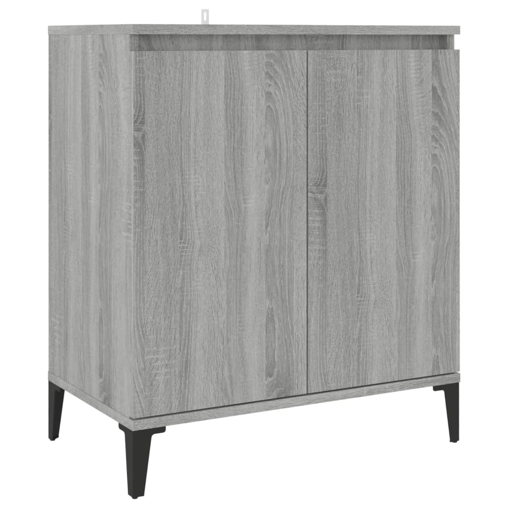 Credenza Grigio Sonoma 60x35x70 cm in Legno Ingegnerizzato - homemem39