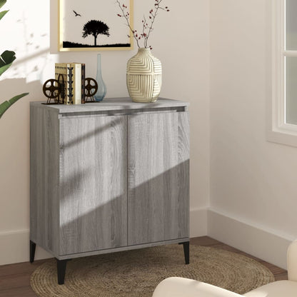 Credenza Grigio Sonoma 60x35x70 cm in Legno Ingegnerizzato - homemem39