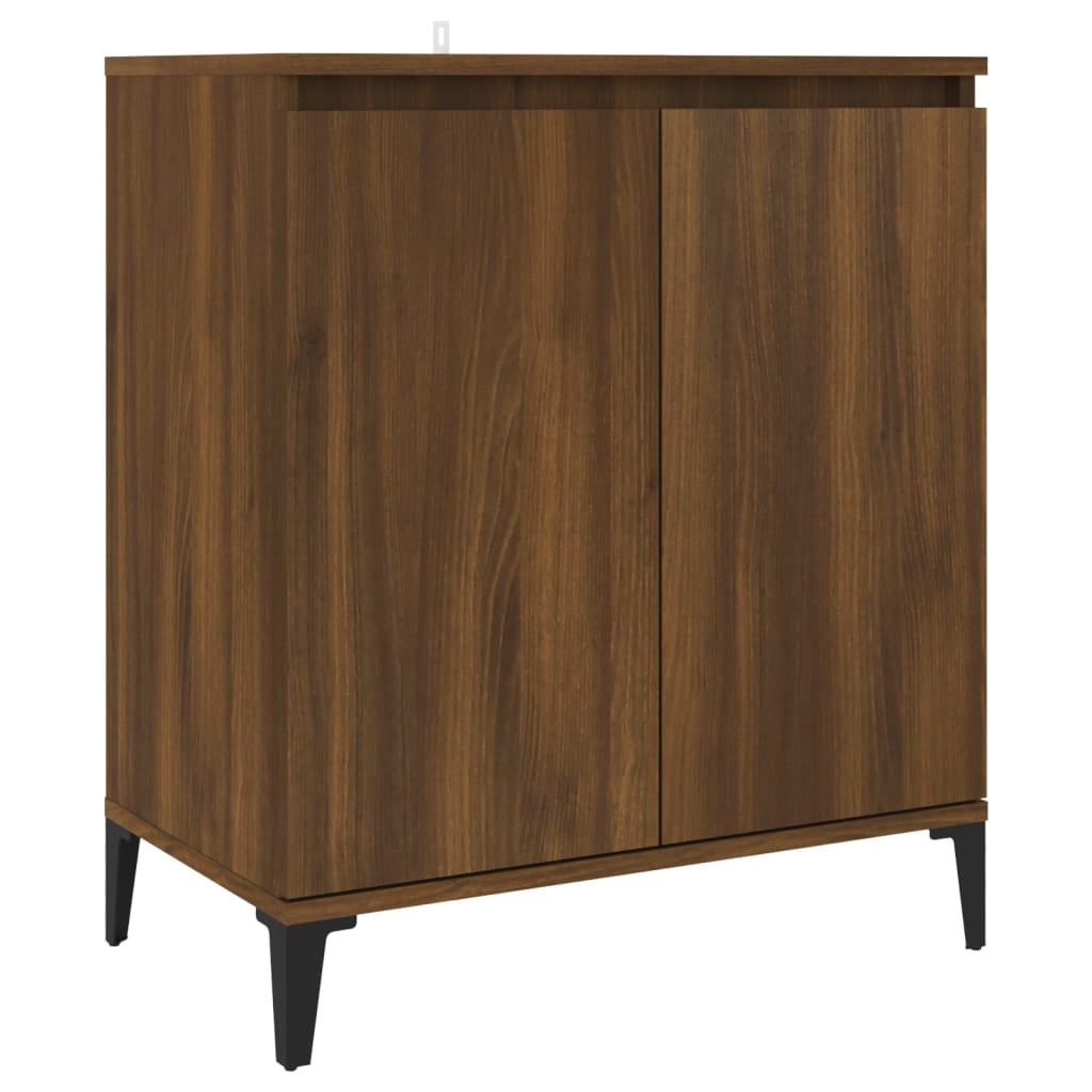 Credenza Rovere Marrone 60x35x70 cm in Legno Ingegnerizzato - homemem39