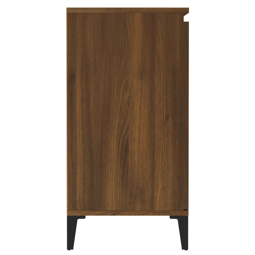 Credenza Rovere Marrone 60x35x70 cm in Legno Ingegnerizzato - homemem39