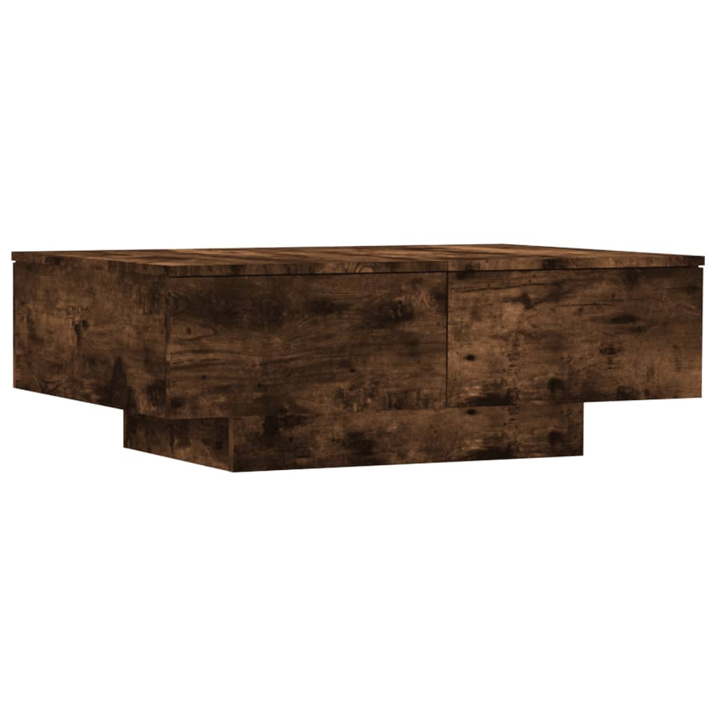 Tavolino da Salotto Rovere Fumo 90x60x31 cm Legno Multistrato - homemem39