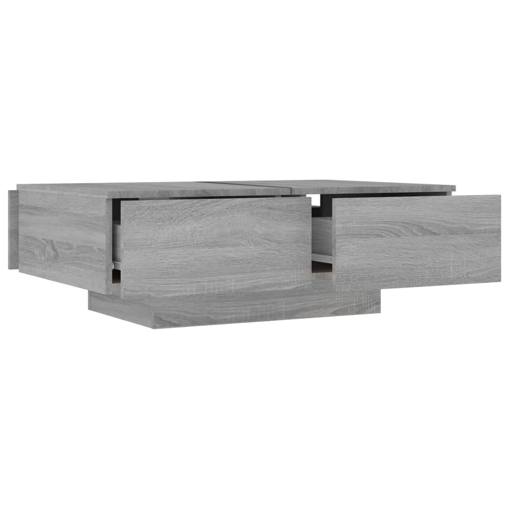 Tavolino da Salotto Grigio Sonoma 90x60x31 cm Legno Multistrato - homemem39