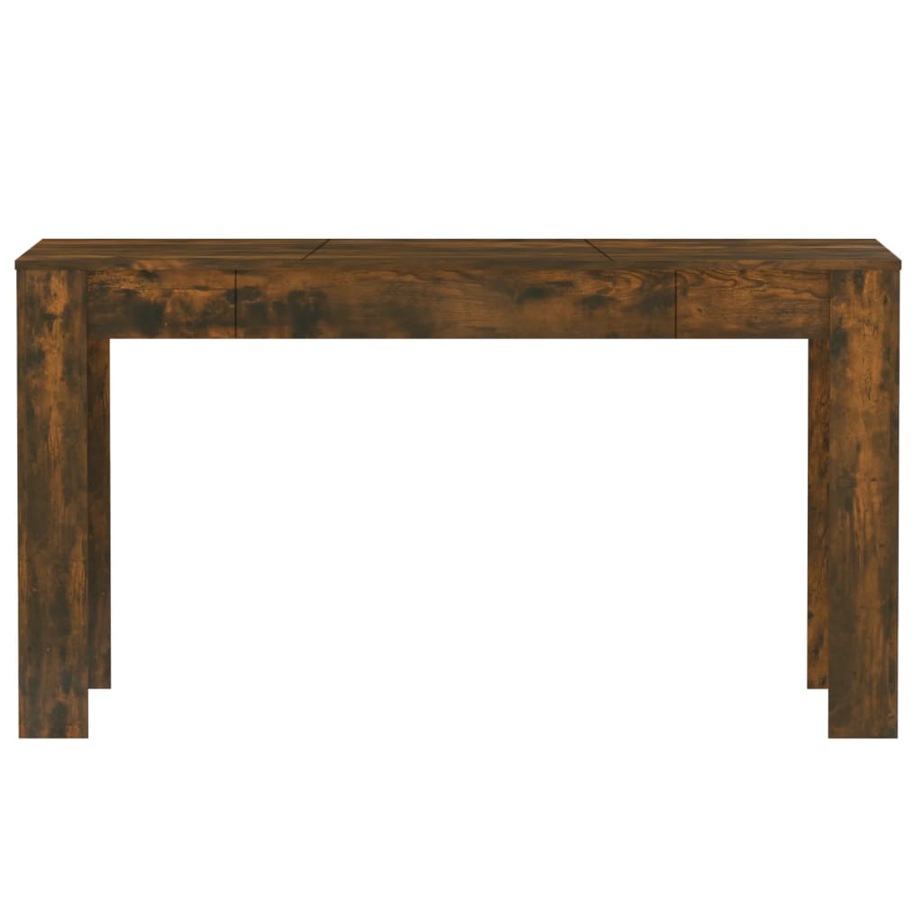 Tavolo da Pranzo Rovere Fumo 140x74,5x76 cm Legno Multistrato - homemem39