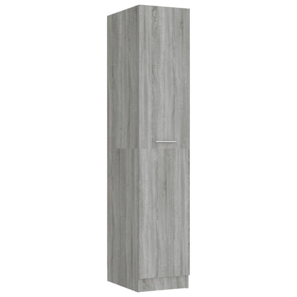 Mobile Farmacia Grigio Sonoma 30x42,5x150 cm Legno Multistrato - homemem39