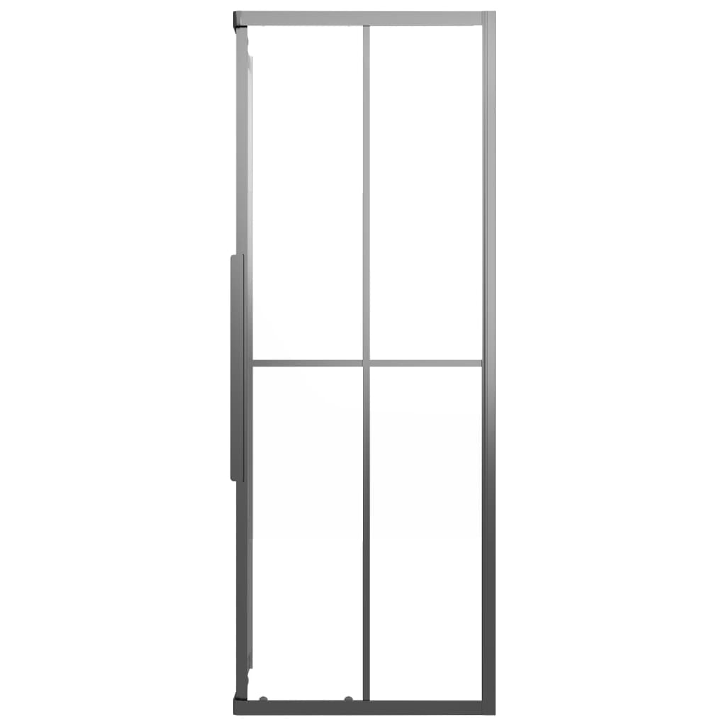 Cabina Doccia ESG Smerigliato 70x70x180 cm Nera - homemem39