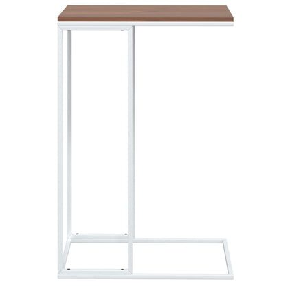Tavolino da Salotto Bianco 40x30x59 cm in Legno Multistrato - homemem39