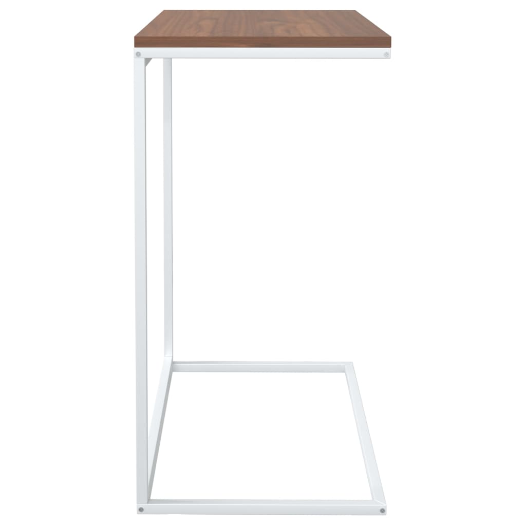 Tavolino da Salotto Bianco 55x35x66 cm in Legno Multistrato - homemem39