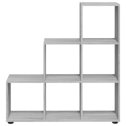 Libreria a Scala Grigio Sonoma 107 cm in Legno Multistrato - homemem39