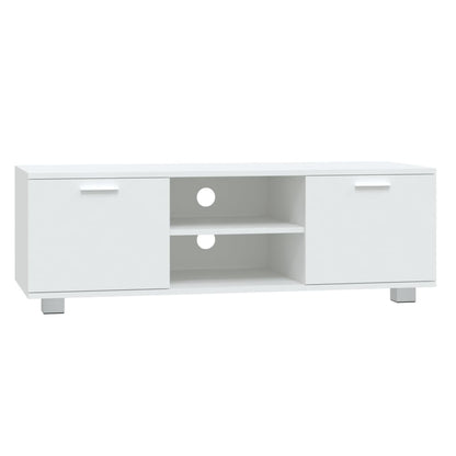 Mobile Porta TV Bianco 120x40,5x35 cm in Legno Multistrato - homemem39