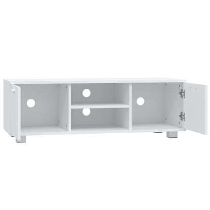 Mobile Porta TV Bianco 120x40,5x35 cm in Legno Multistrato - homemem39