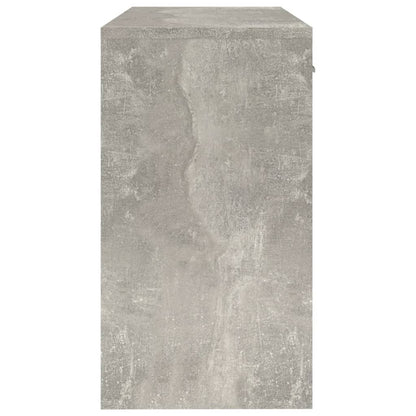 Scrivania Cassetto Grigio cemento 100x40x73cm Legno Multistrato - homemem39