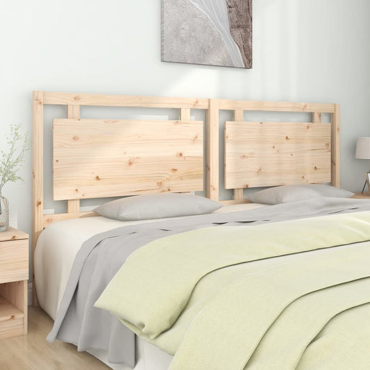 Testiera per Letto 205,5x4x100 cm in Legno Massello di Pino - homemem39