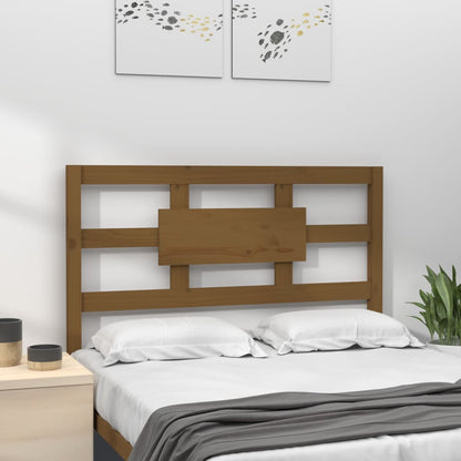 Testiera per Letto Miele 80,5x4x100cm in Legno Massello di Pino - homemem39