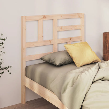 Testiera per Letto 106x4x104 cm in Legno Massello di Pino - homemem39