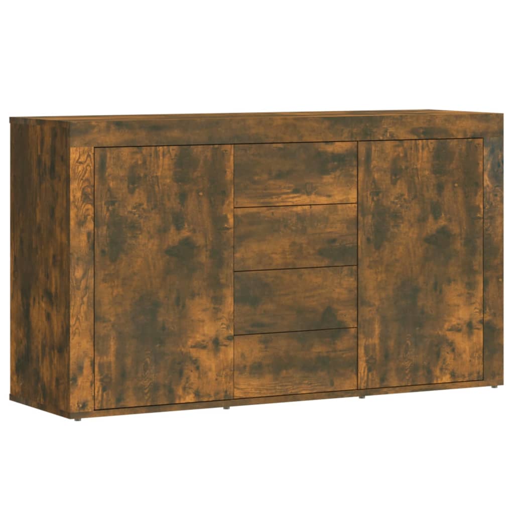 Credenza Rovere Fumo 120x36x69 cm in Legno Multistrato - homemem39