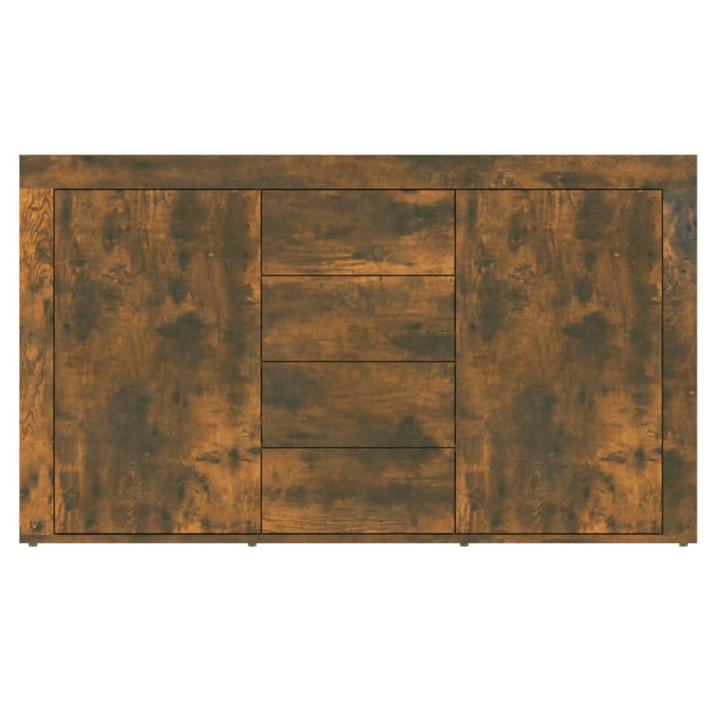 Credenza Rovere Fumo 120x36x69 cm in Legno Multistrato - homemem39