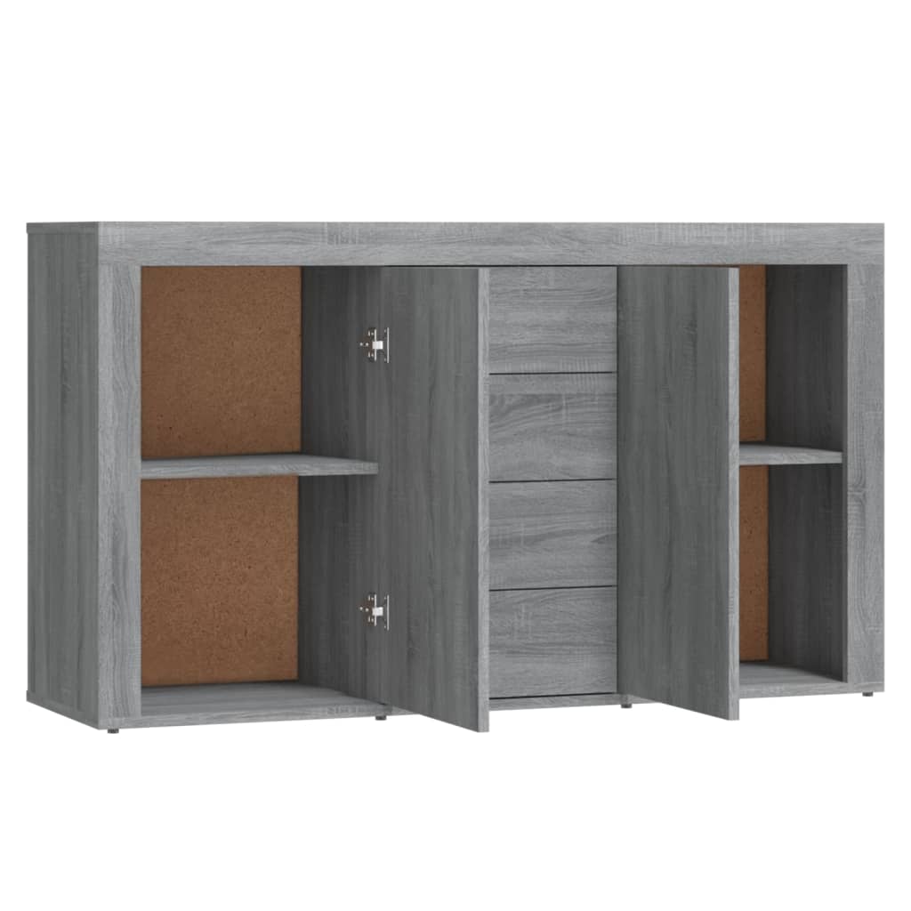 Credenza Grigio Sonoma 120x36x69 cm in Legno Multistrato - homemem39