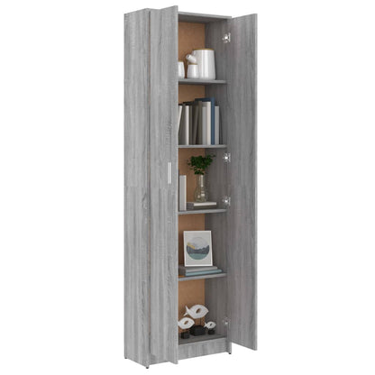 Armadio Corridoio Grigio Sonoma 55x25x189 cm Legno Multistrato - homemem39