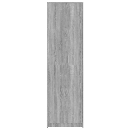 Armadio Corridoio Grigio Sonoma 55x25x189 cm Legno Multistrato - homemem39