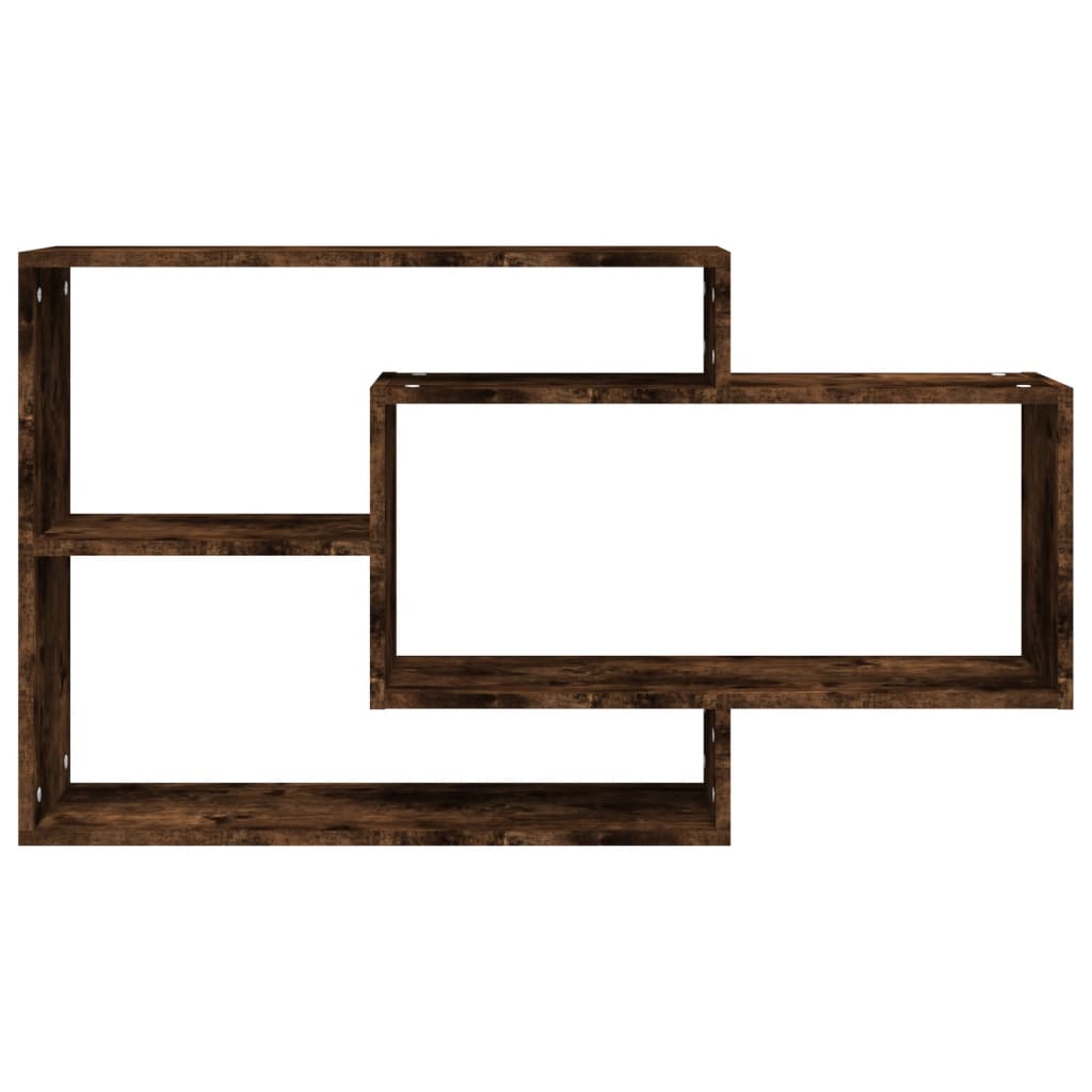 Mensola a Muro Rovere Fumo 104x20x58,5 cm Legno Multistrato - homemem39