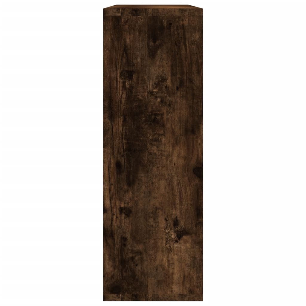 Mensola a Muro Rovere Fumo 104x20x58,5 cm Legno Multistrato - homemem39