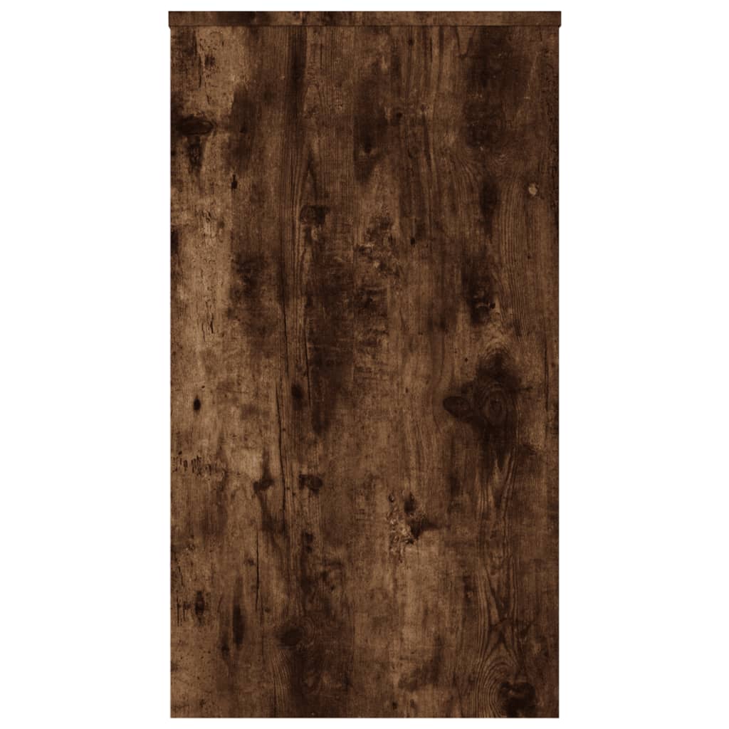 Scrivania Rovere Fumo 90x40x72 cm in Legno Multistrato - homemem39