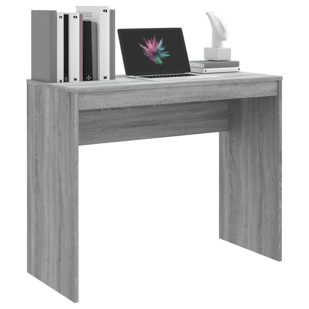 Scrivania Grigio Sonoma 90x40x72 cm in Legno Multistrato - homemem39