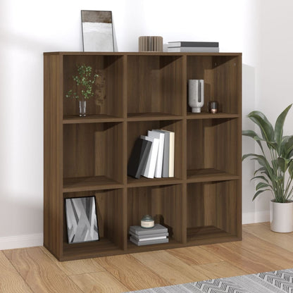 Libreria Rovere Marrone 98x30x98 cm - homemem39