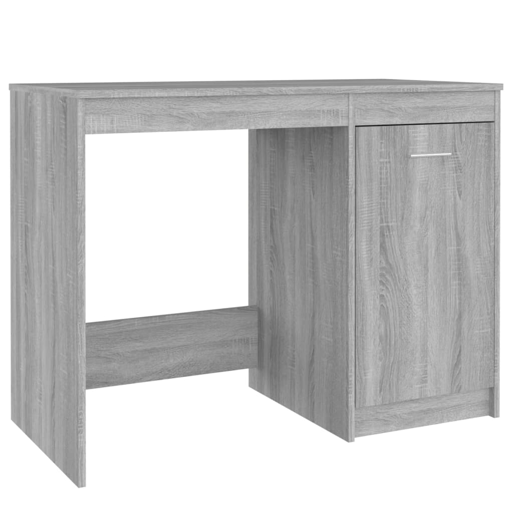 Scrivania Grigio Sonoma 100x50x76 cm in Legno Multistrato - homemem39