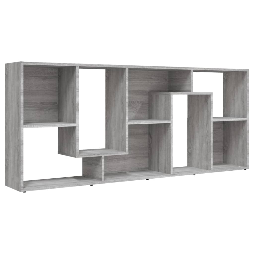 Libreria Grigio Sonoma 67x24x161 cm in Legno Ingegnerizzato - homemem39