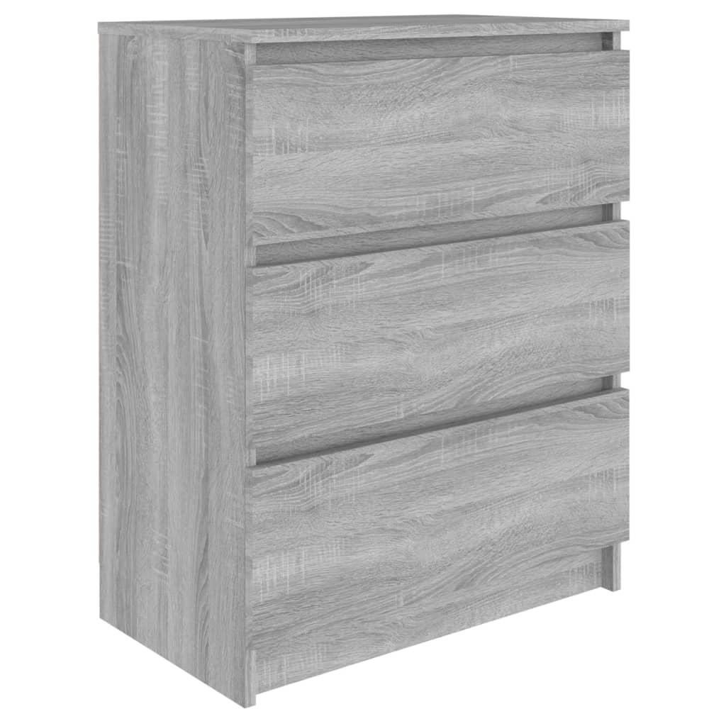 Credenza Grigio Sonoma 60x35x76 cm in Legno Multistrato - homemem39