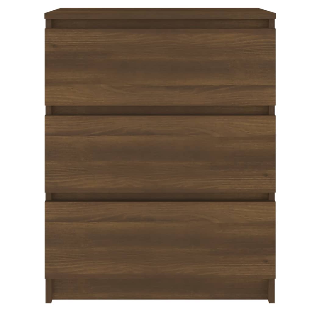 Credenza Rovere Marrone 60x35x76 cm in Legno Ingegnerizzato - homemem39