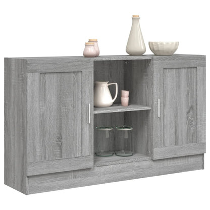 Credenza Grigio Sonoma 120x30,5x70 cm in Legno Multistrato - homemem39