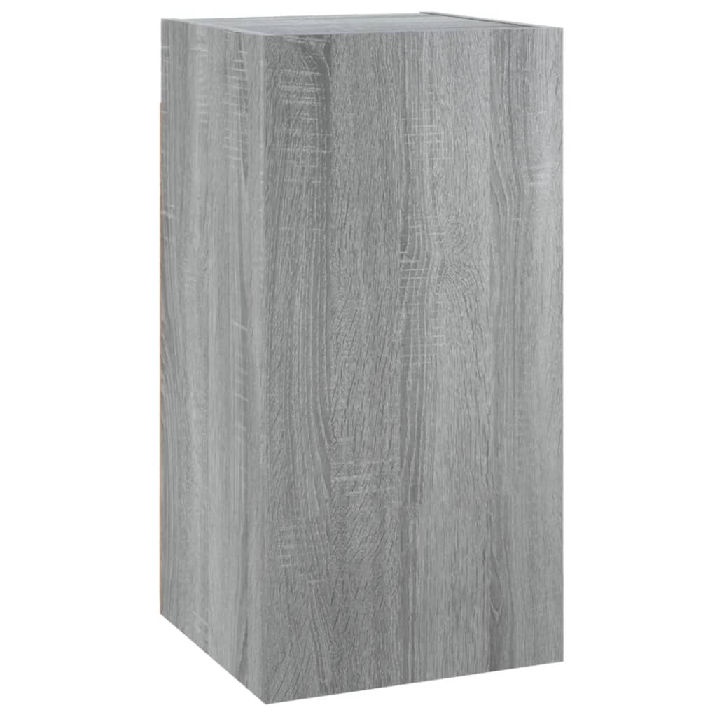 Mobili TV 2 pz Grigio Sonoma 30,5x30x60 cm in Legno Multistrato - homemem39