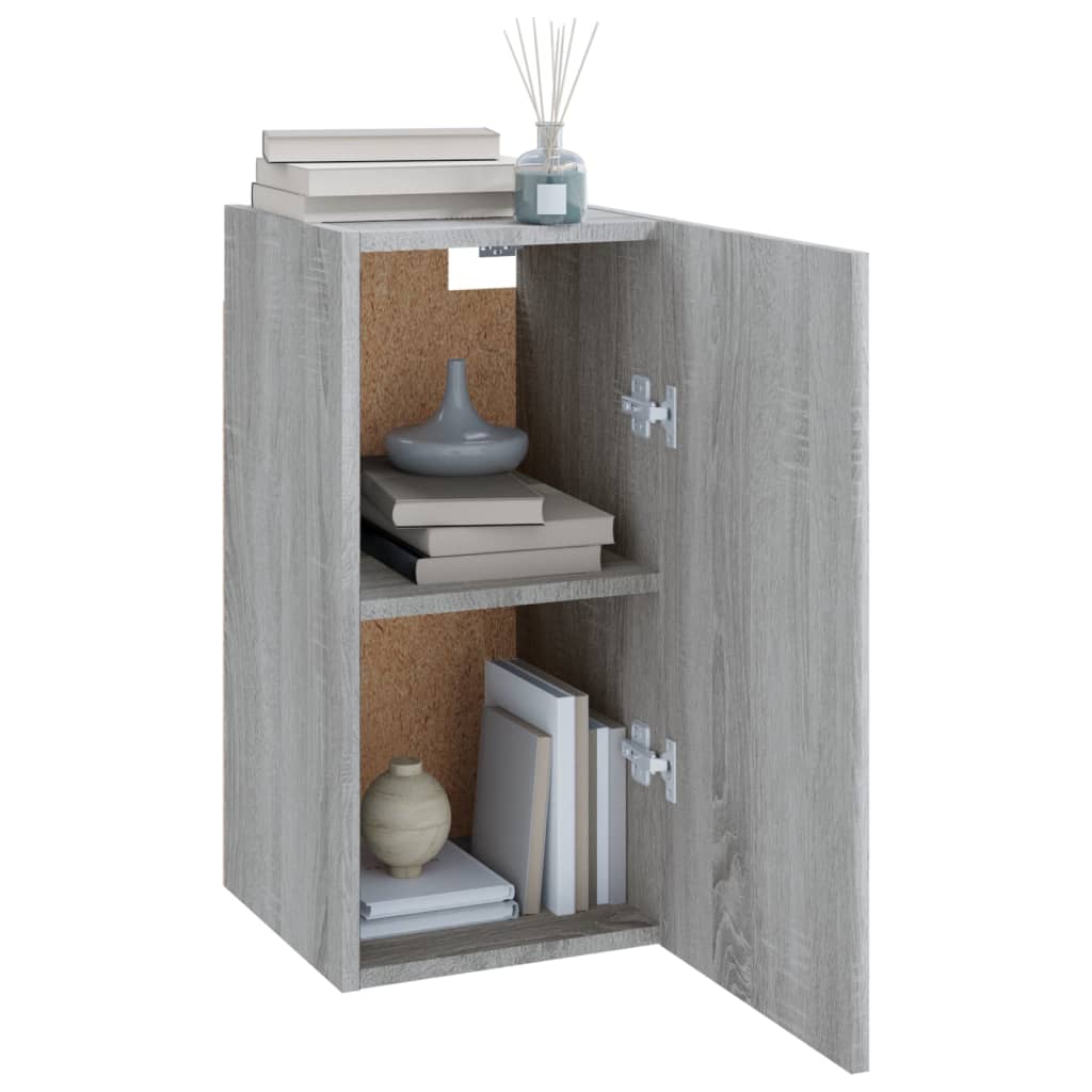 Mobili TV 2 pz Grigio Sonoma 30,5x30x60 cm in Legno Multistrato - homemem39