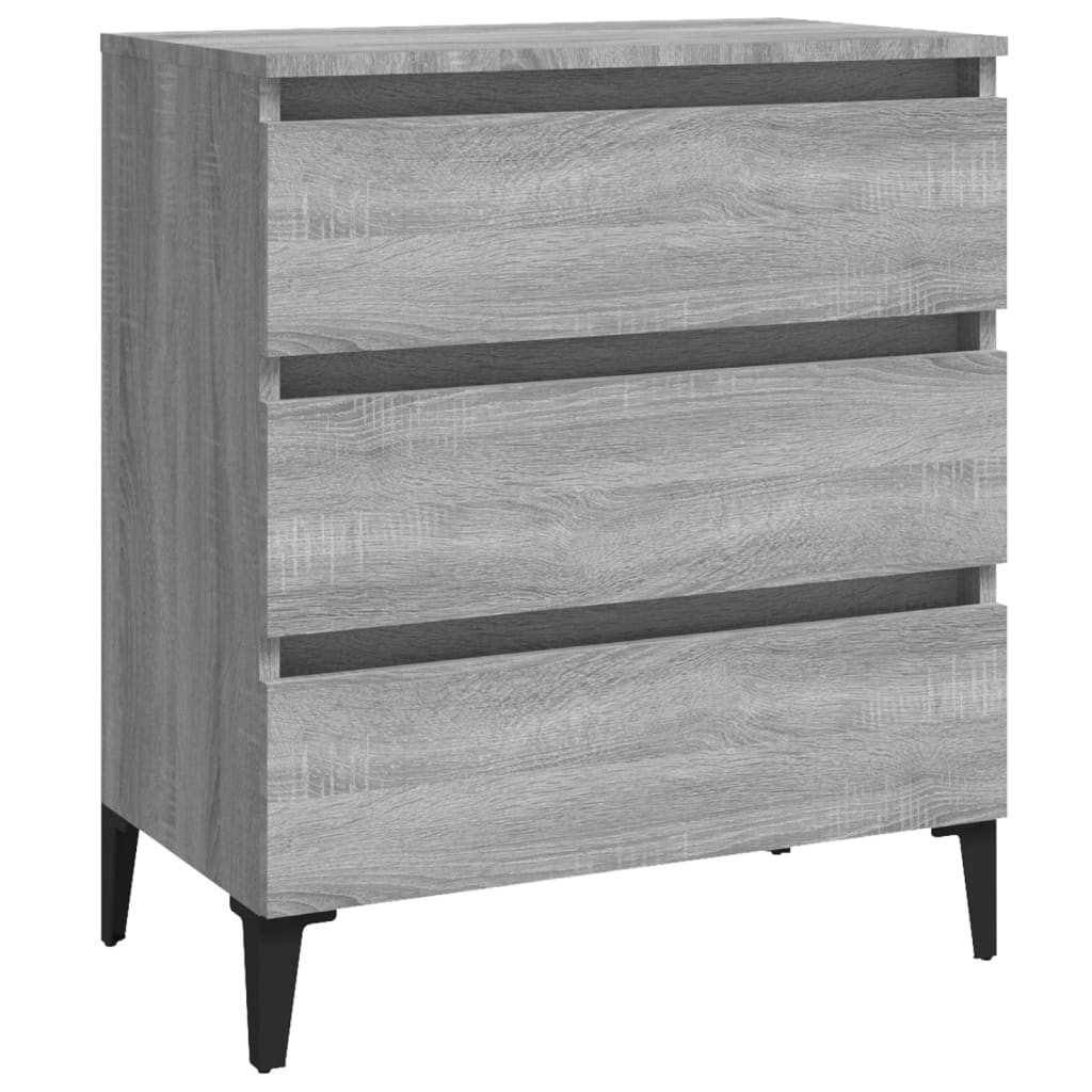 vidaXL Credenza Grigio Sonoma 60x35x69 cm in Legno Multistrato - homemem39