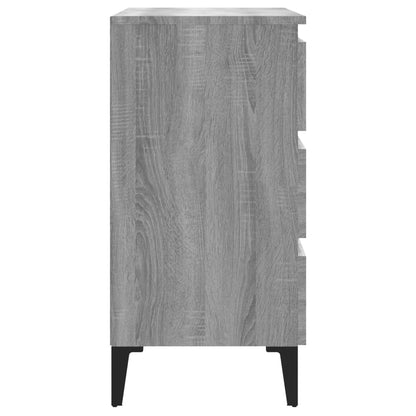 vidaXL Credenza Grigio Sonoma 60x35x69 cm in Legno Multistrato - homemem39