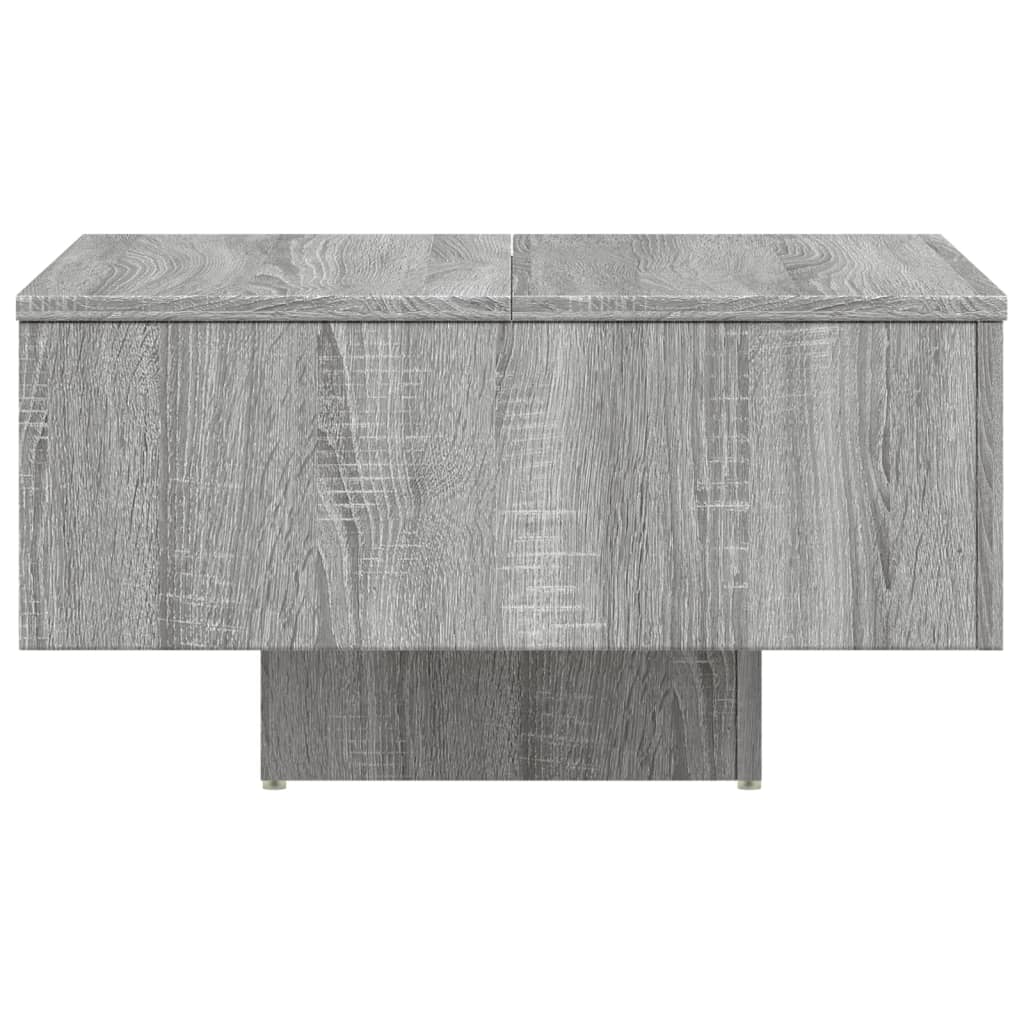Tavolino Salotto Grigio Sonoma 60x60x31,5 cm Legno Multistrato - homemem39