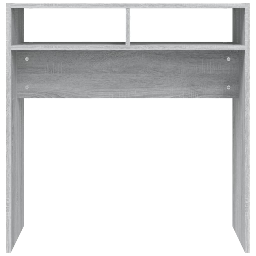 Tavolino Consolle Grigio Sonoma 78x30x80 cm Legno Multistrato - homemem39