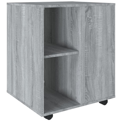 Armadietto con Ruote Grigio Sonoma 60x53x72cm Legno Multistrato - homemem39